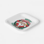 クリスマス紙プレート ペーパープレート (傾斜あり)