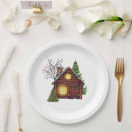 クリスマス紙プレート ペーパープレート (ウェディング)