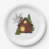 クリスマス紙プレート ペーパープレート (正面)