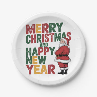 クリスマス紙プレート ペーパープレート