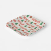 クリスマス紙プレート ペーパープレート (傾斜あり)