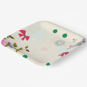 クリスマス紙プレート ペーパープレート (傾斜あり)