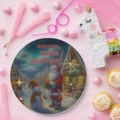 クリスマス紙プレート ペーパープレート (パーティー)