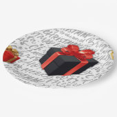 クリスマス紙プレート ペーパープレート (アングル)