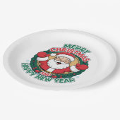 クリスマス紙プレート ペーパープレート (アングル)