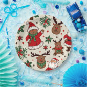 クリスマス紙プレート ペーパープレート (パーティー)