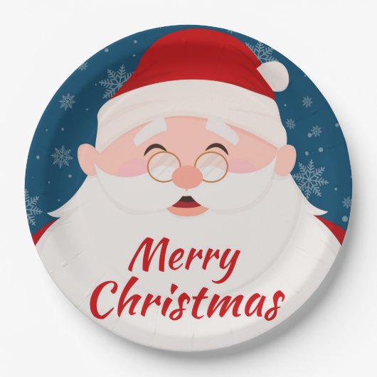 クリスマス紙プレート ペーパープレート (正面)