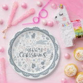 クリスマス紙プレート ペーパープレート (パーティー)