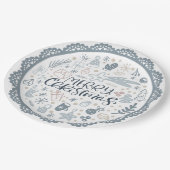 クリスマス紙プレート ペーパープレート (アングル)