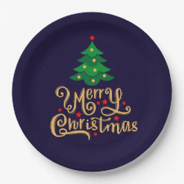クリスマス紙プレート ペーパープレート