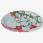 クリスマス紙プレート ペーパープレート (アングル)