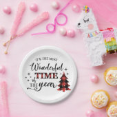 クリスマス紙プレート ペーパープレート (パーティー)