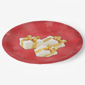 クリスマス紙プレート ペーパープレート (アングル)