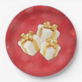 クリスマス紙プレート ペーパープレート