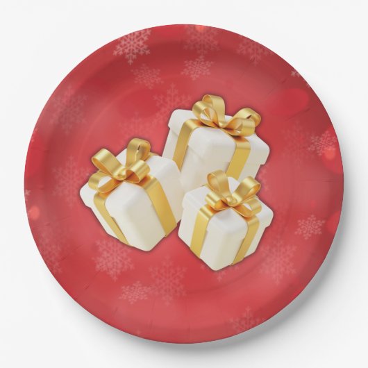 クリスマス紙プレート ペーパープレート (正面)