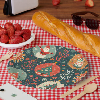 クリスマス紙プレート ペーパープレート