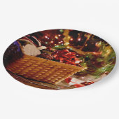 クリスマス紙プレート ペーパープレート (アングル)