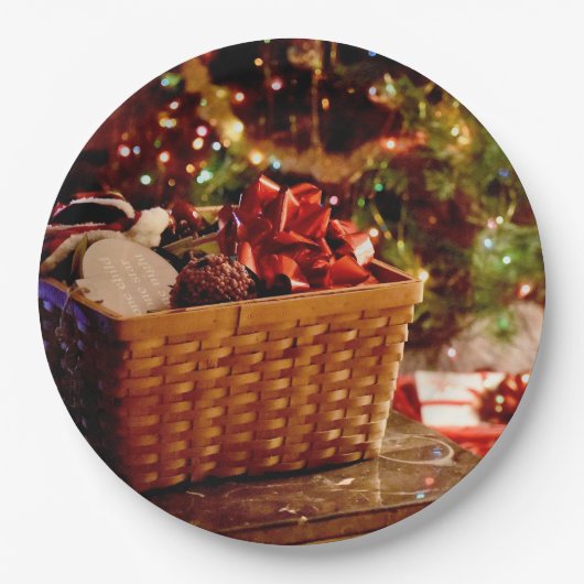 クリスマス紙プレート ペーパープレート (正面)