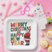 クリスマス紙プレート ペーパープレート (パーティー)