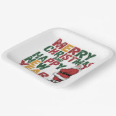 クリスマス紙プレート ペーパープレート (傾斜あり)