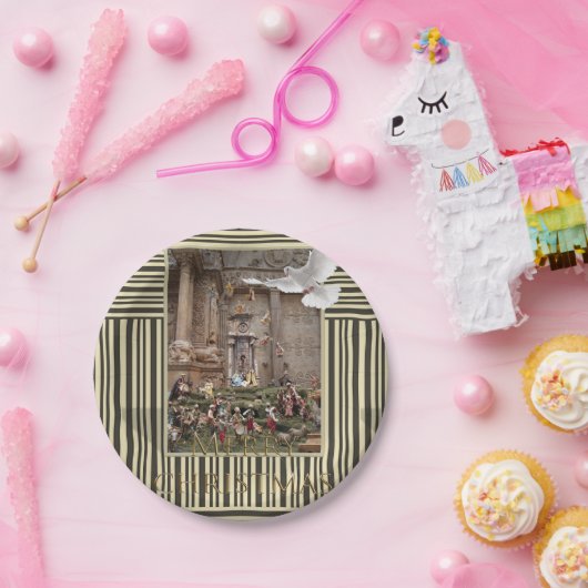 クリスマス紙プレート、メリークリスマスイエス ペーパープレート (パーティー)