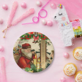 クリスマス紙プレート、ヴィンテージ ペーパープレート (パーティー)