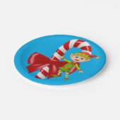 クリスマス紙プレート、小妖精や小人 ペーパープレート (アングル)