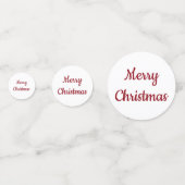 クリスマス紙吹雪 コンフェッティ (裏面)