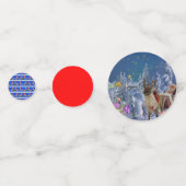 クリスマス紙吹雪 – テーブル&ツリークリスマスデコールギフト コンフェッティ (裏面)