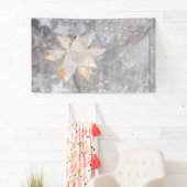 クリスマス紙星飾りバナー 横断幕 (インサイチュ)