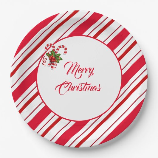 クリスマス紙皿 ペーパープレート (正面)