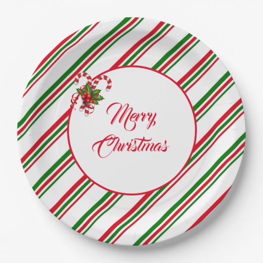 クリスマス紙皿 ペーパープレート (正面)