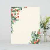 クリスマス紙，筆記用紙休日の文房具 (スタンド正面)