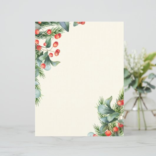 クリスマス紙，筆記用紙休日の文房具 (スタンド正面)