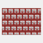 クリスマス素晴らしを再びおもしろい醜くする ラッピングペーパーシート (正面2)