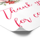 クリスマス素晴らしギフトありがとうござ来う ポスター (角)