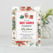 クリスマス素晴らしギフトシャワー 招待状 (スタンド正面)