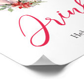 クリスマス素晴らしギフト赤ちゃんシャワードリンク ポスター (角)