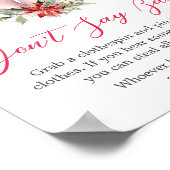 クリスマス素晴らしギフト赤ちゃんシャワーベビー ポスター (角)