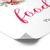 クリスマス素晴らしギフト赤ちゃんシャワー食品 ポスター (角)