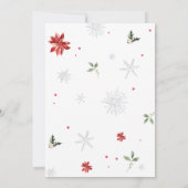 クリスマス素晴らしギフト赤ちゃんシャワー 招待状 (裏面)