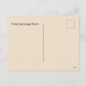 クリスマス素晴らしクッキーのメッセージの追加 シーズンポストカード (裏面)