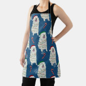 クリスマス素晴らしピレネー エプロン (インサイチュ)