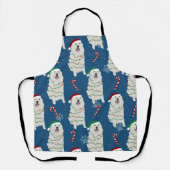 クリスマス素晴らしピレネー エプロン (正面)