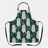 クリスマス素晴らしピレネー エプロン (正面)
