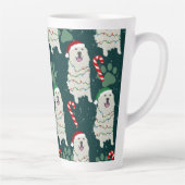 クリスマス素晴らしピレネー カフェラテマグ (右)