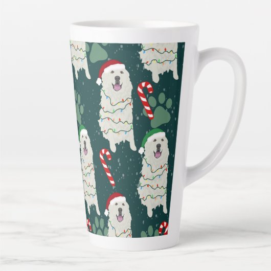 クリスマス素晴らしピレネー カフェラテマグ (右)