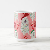 クリスマス素晴らしピレネー コーヒーマグカップ (中央)