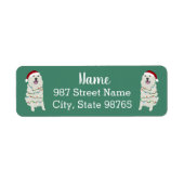 クリスマス素晴らしピレネー ラベル (正面)