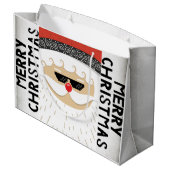 クリスマス素晴らしプレゼンのバッグ ラージペーパーバッグ (裏面アングル)